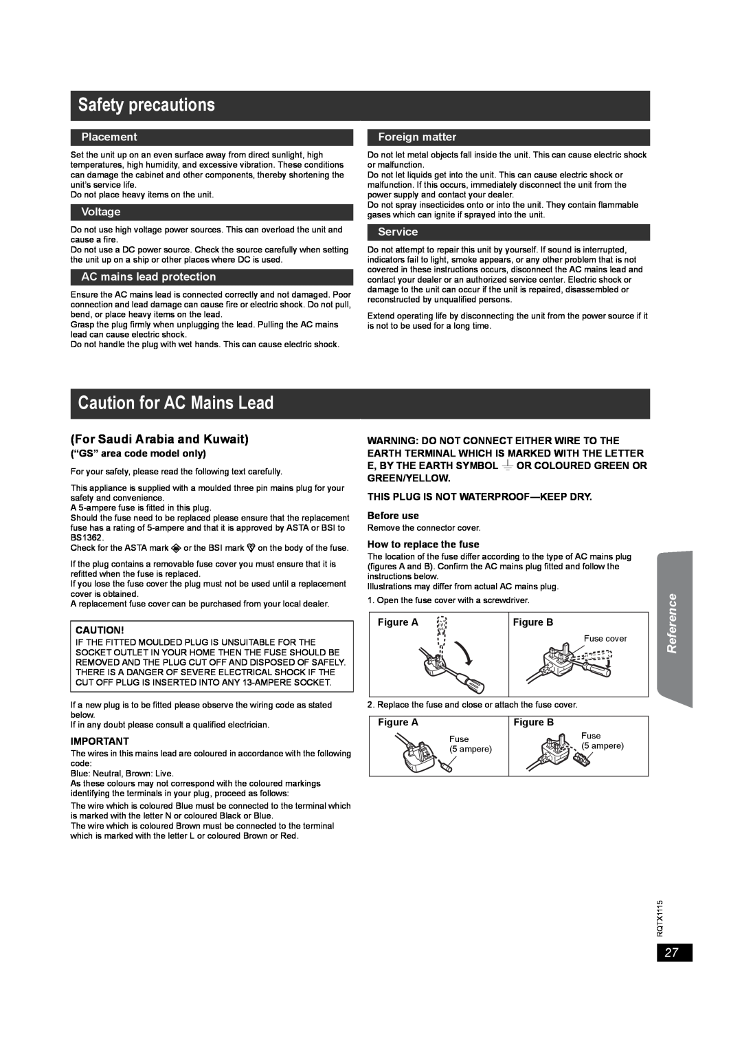 Panasonic SC-PT980 manual Safety precautions, Caution for AC Mains Lead, Getting Started Playing Discs, Operations, Other 