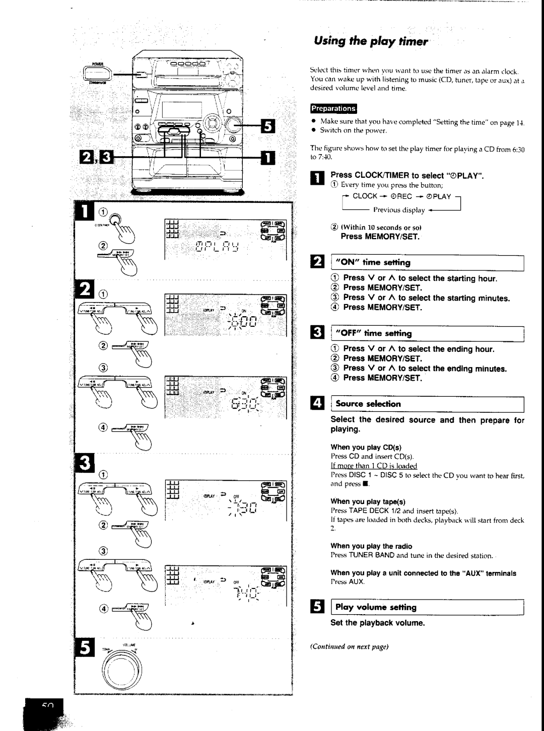 Panasonic SCAK50 manual 