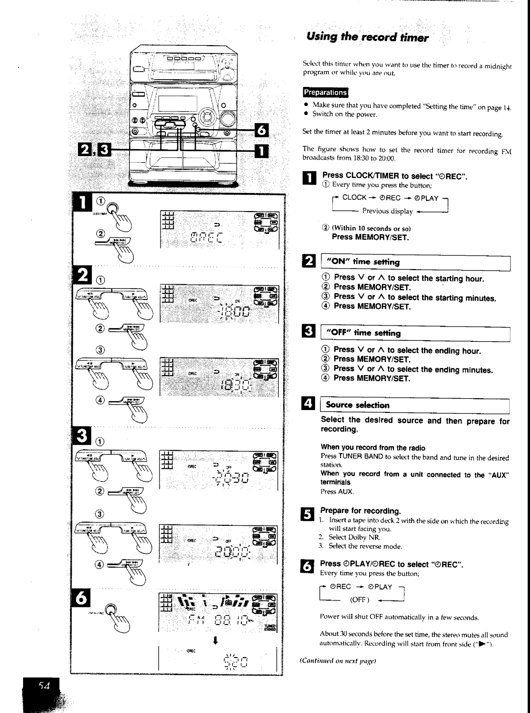 Panasonic SCAK50 manual 