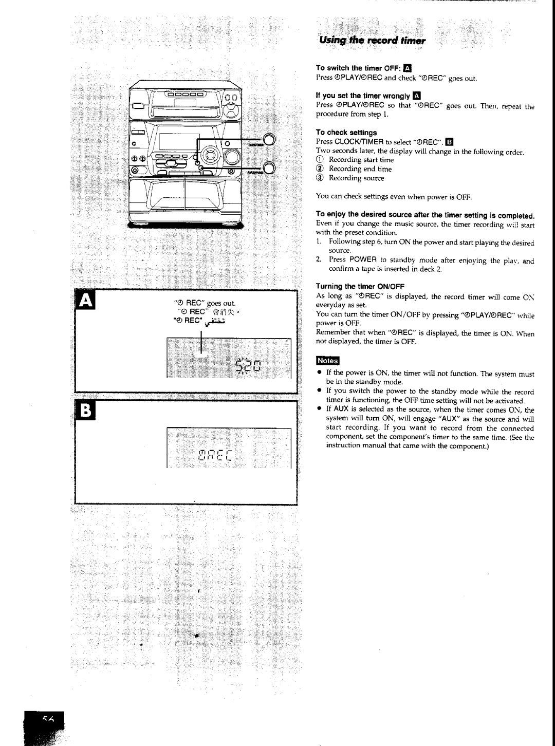 Panasonic SCAK50 manual 