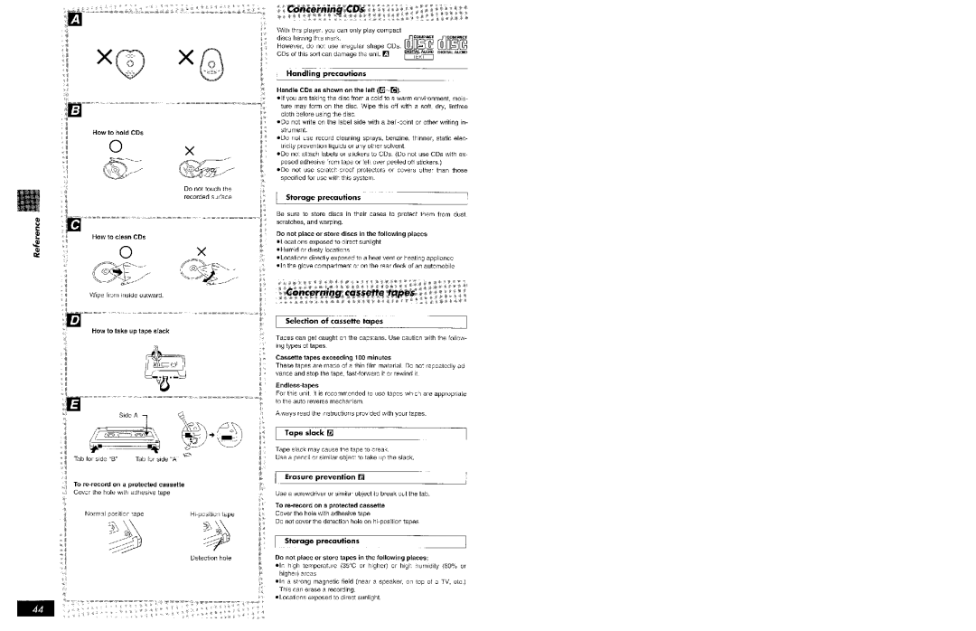 Panasonic SCAK95, SCAK75 manual 