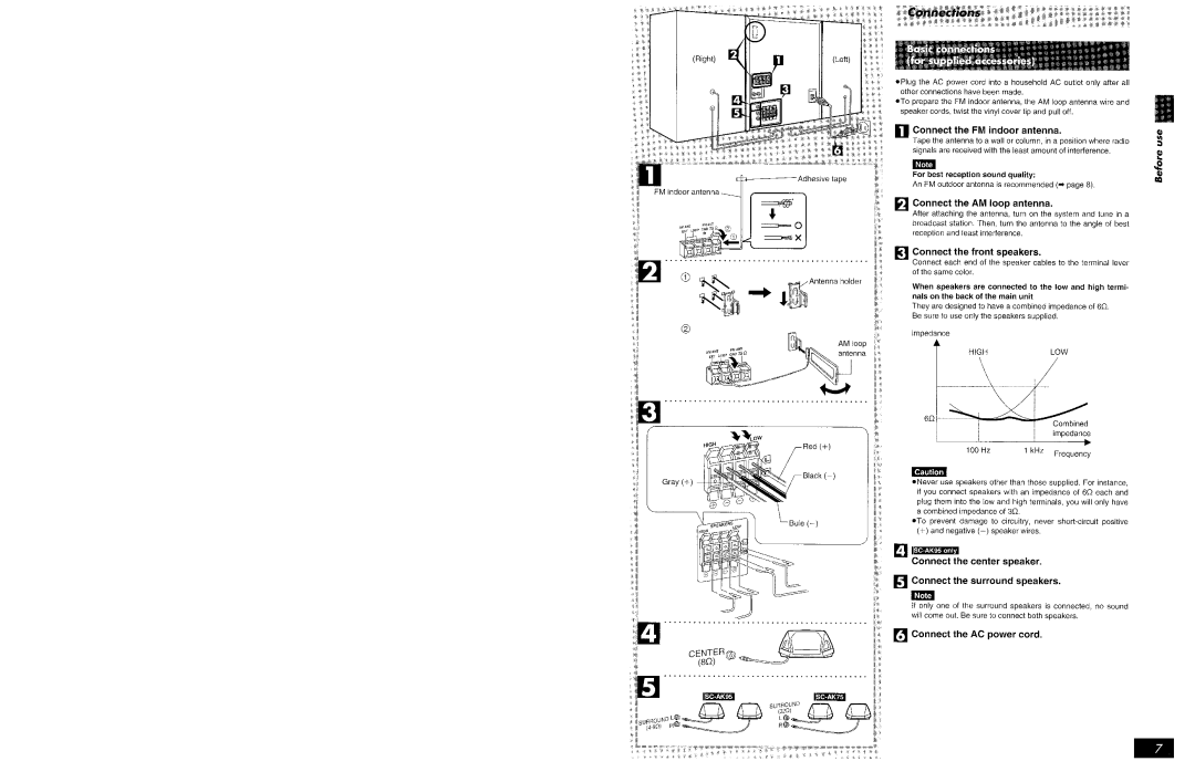 Panasonic SCAK75, SCAK95 manual 