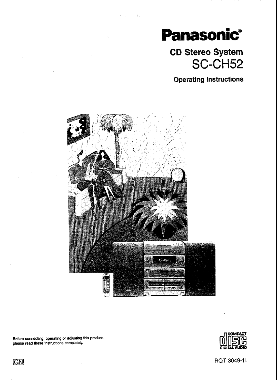 Panasonic SCCH52 manual 