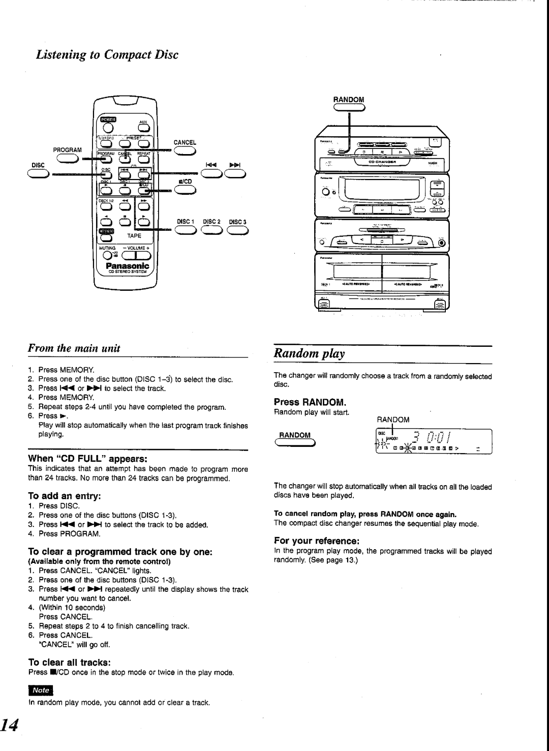 Panasonic SCCH52 manual 