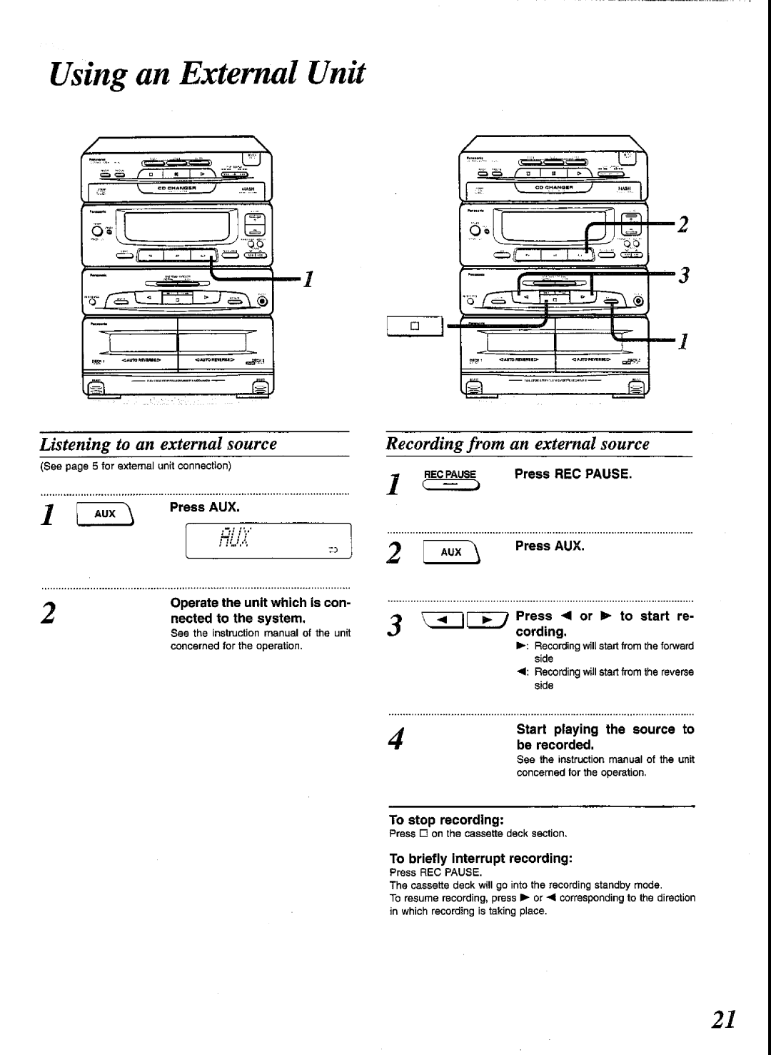 Panasonic SCCH52 manual 