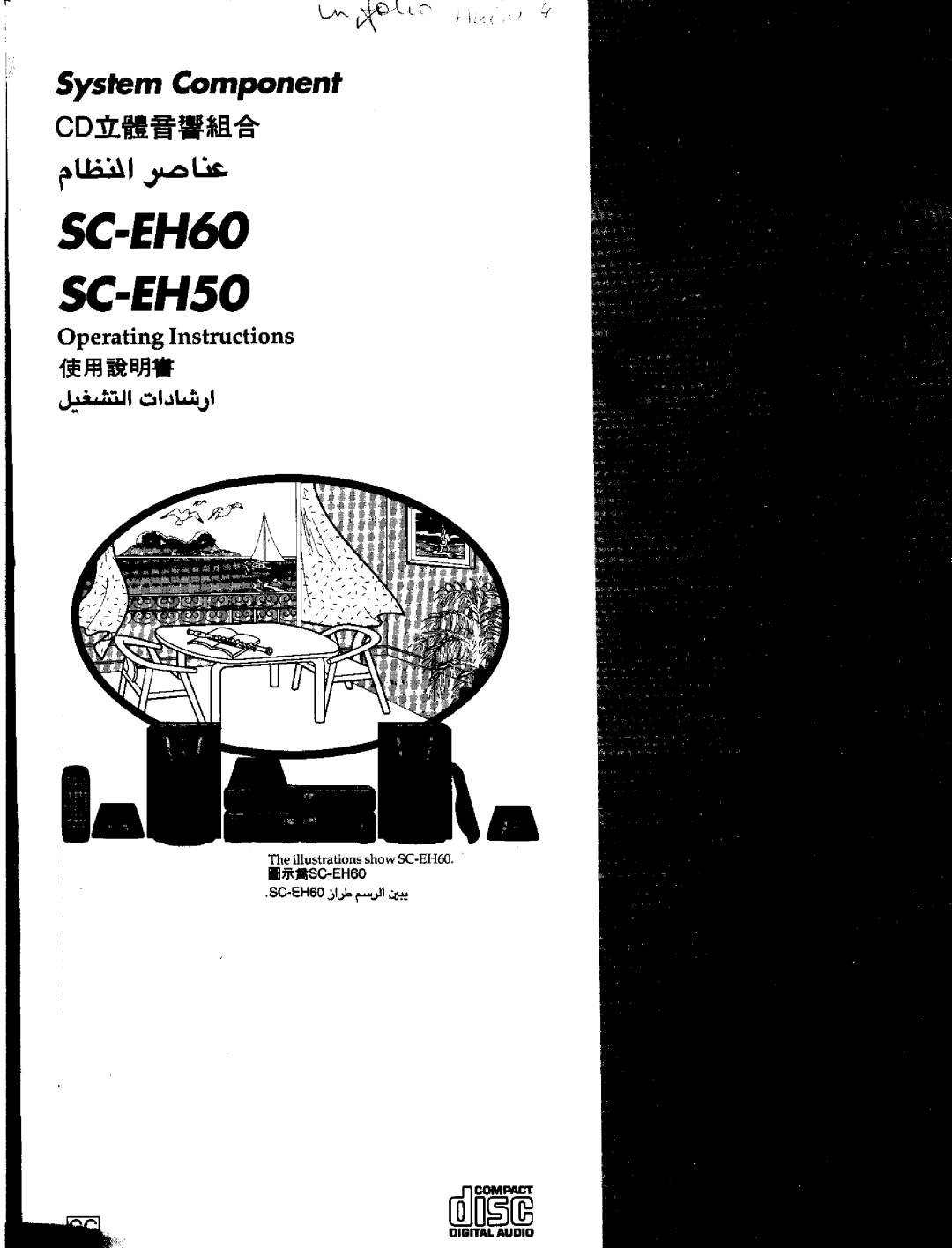 Panasonic SCEH60 manual 