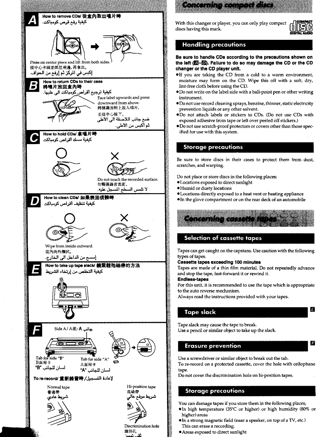 Panasonic SCEH60 manual 