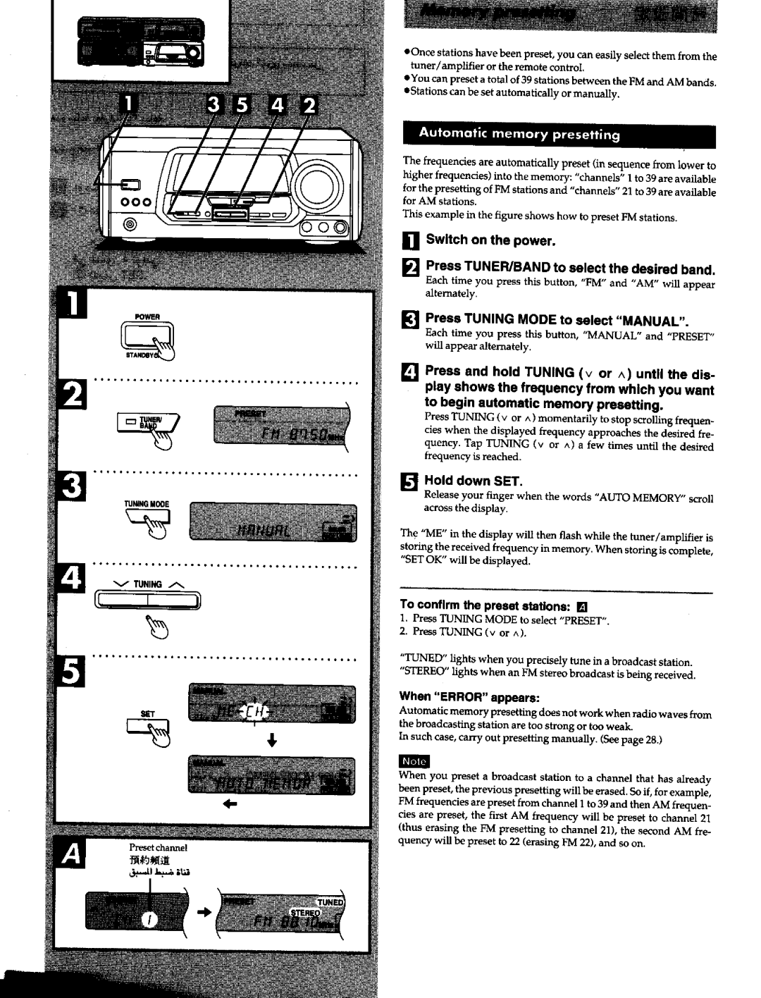 Panasonic SCEH60 manual 