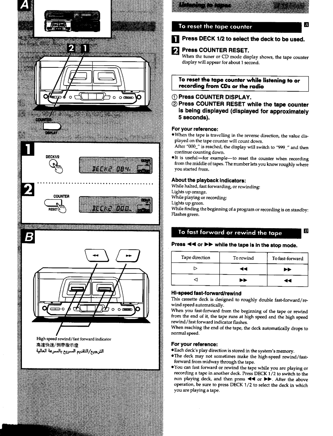 Panasonic SCEH60 manual 