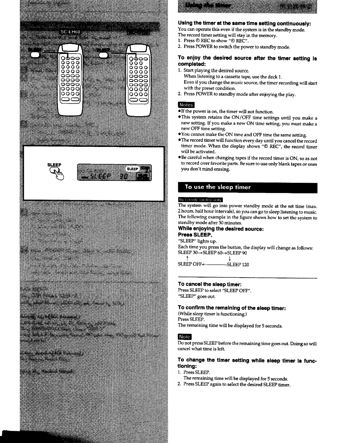 Panasonic SCEH60 manual 