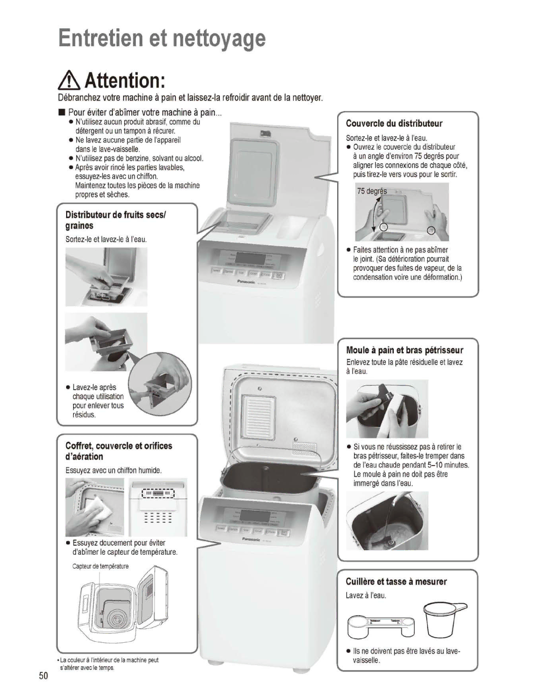 Panasonic SD-RD250 manual 