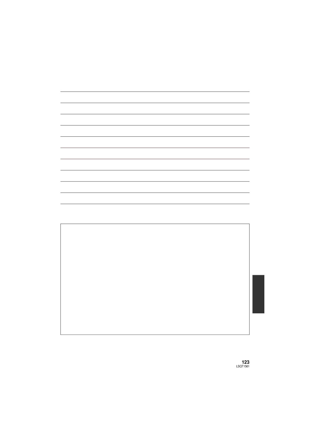 Panasonic SDR-H79P operating instructions 123 