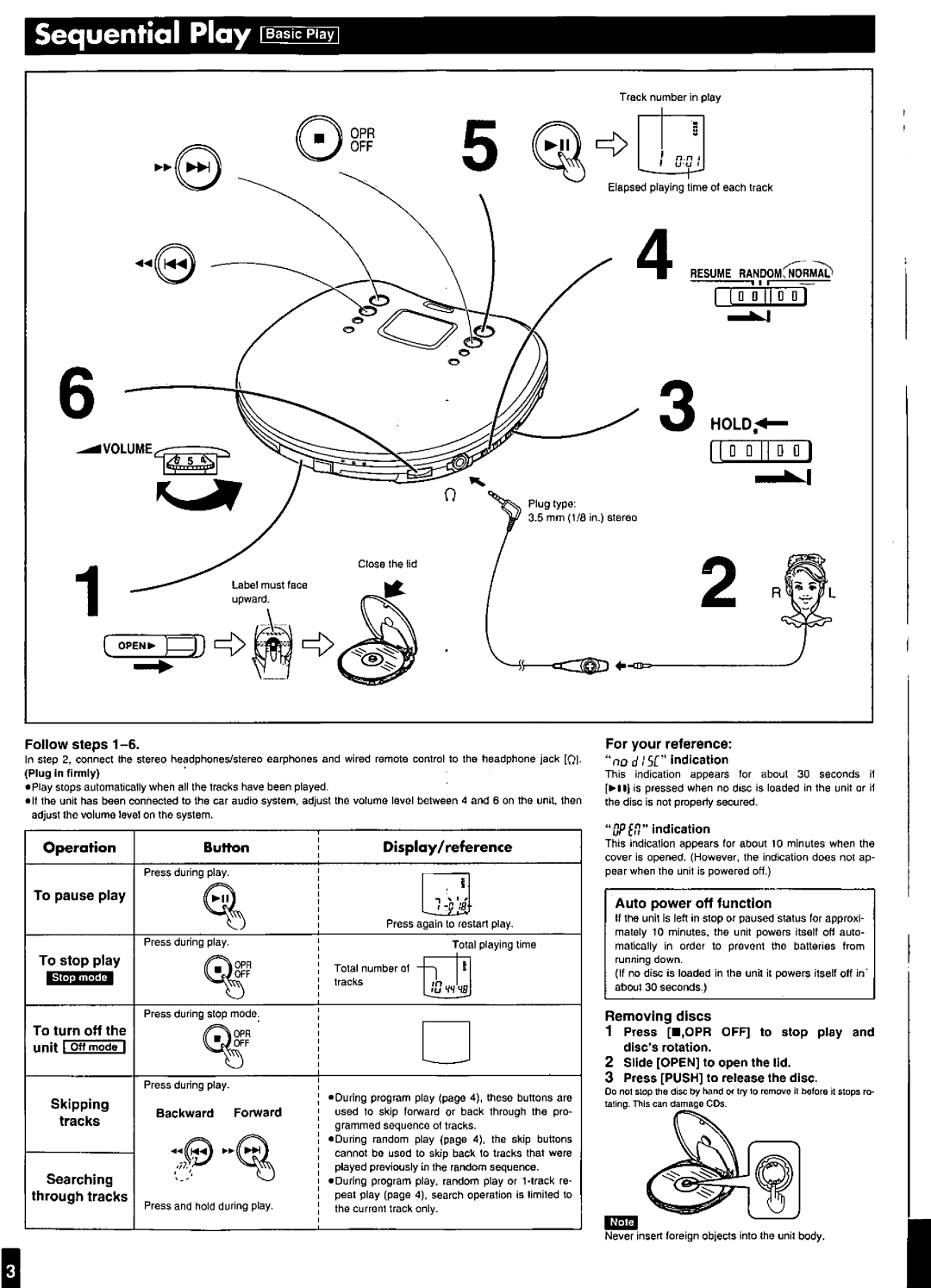 Panasonic SL-CT570 manual 