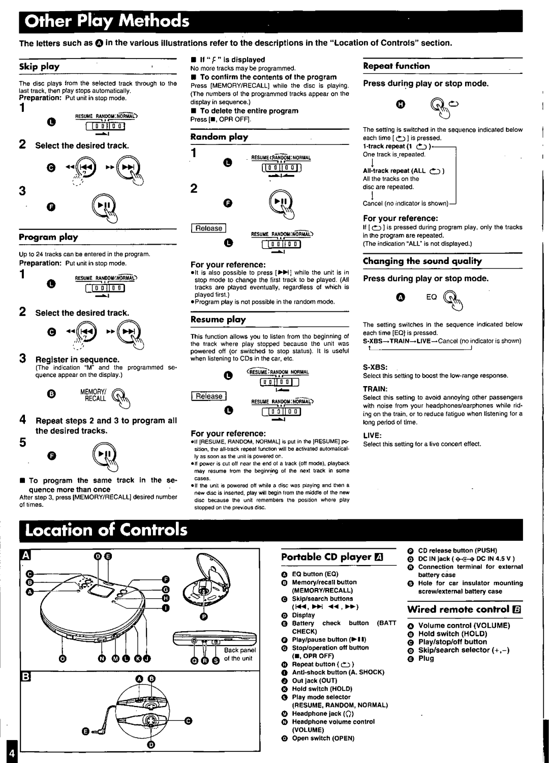 Panasonic SL-CT570 manual 