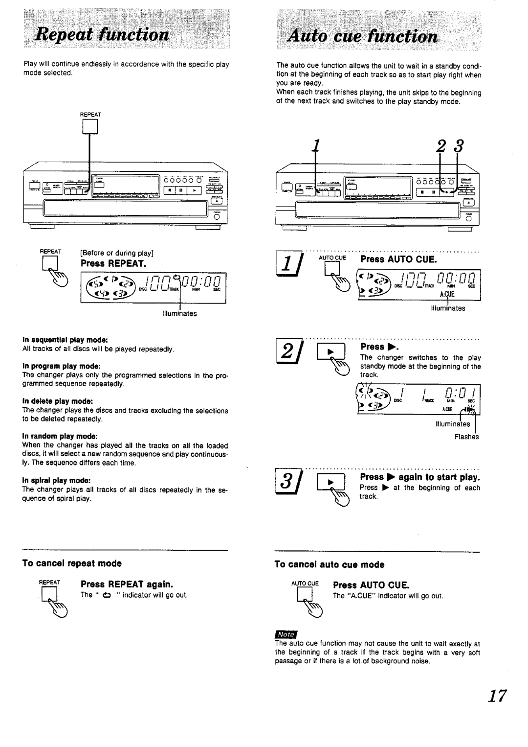 Panasonic SL-PD1010 manual 