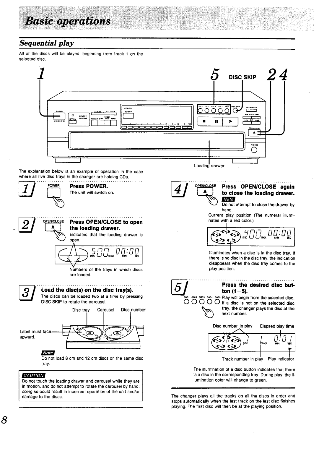 Panasonic SL-PD1010 manual 