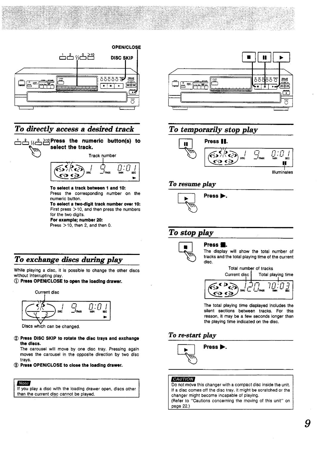 Panasonic SL-PD1010 manual 