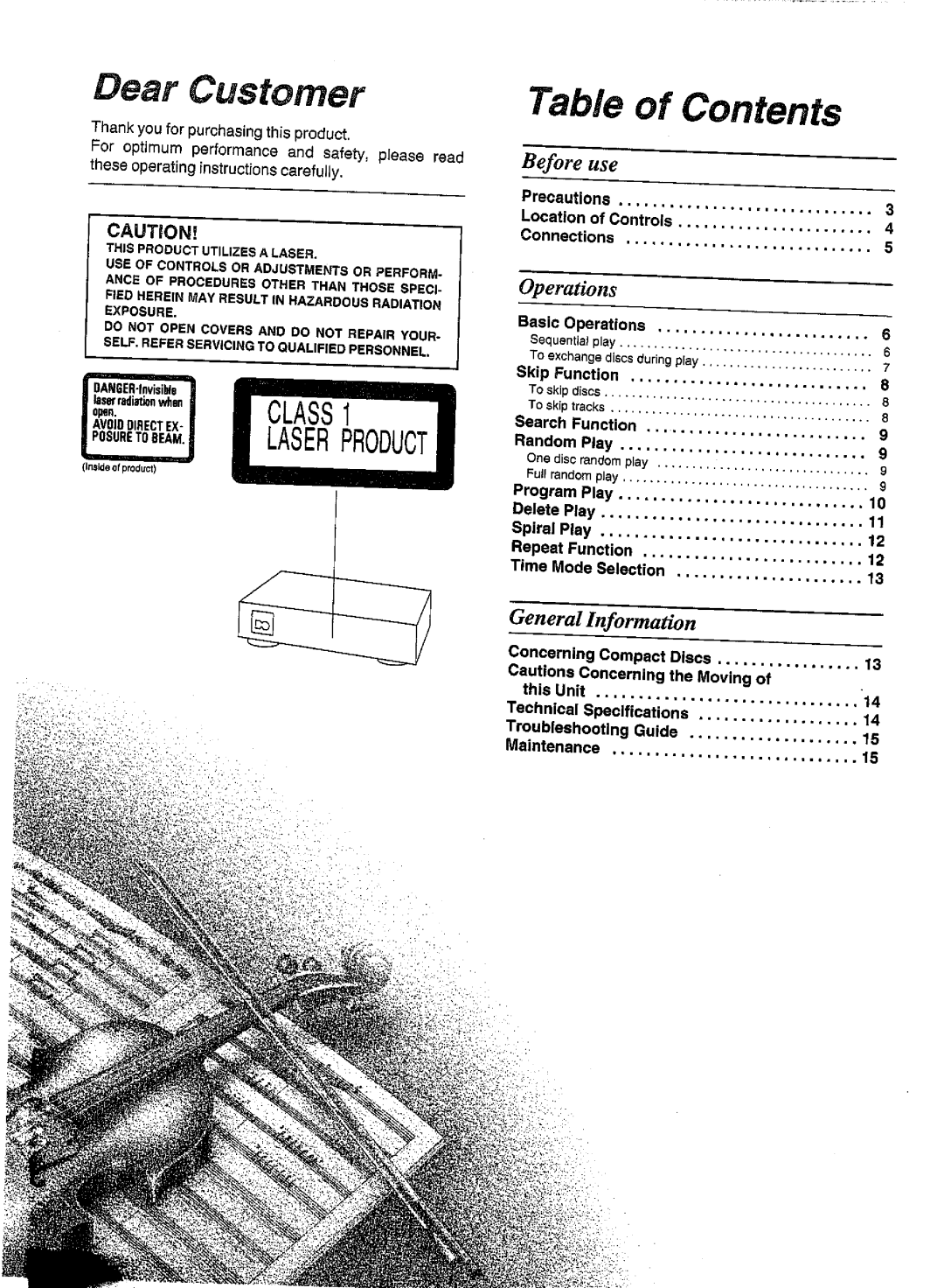 Panasonic SL-PD1348 manual 