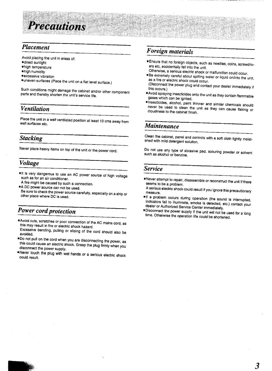 Panasonic SL-PD1348 manual 