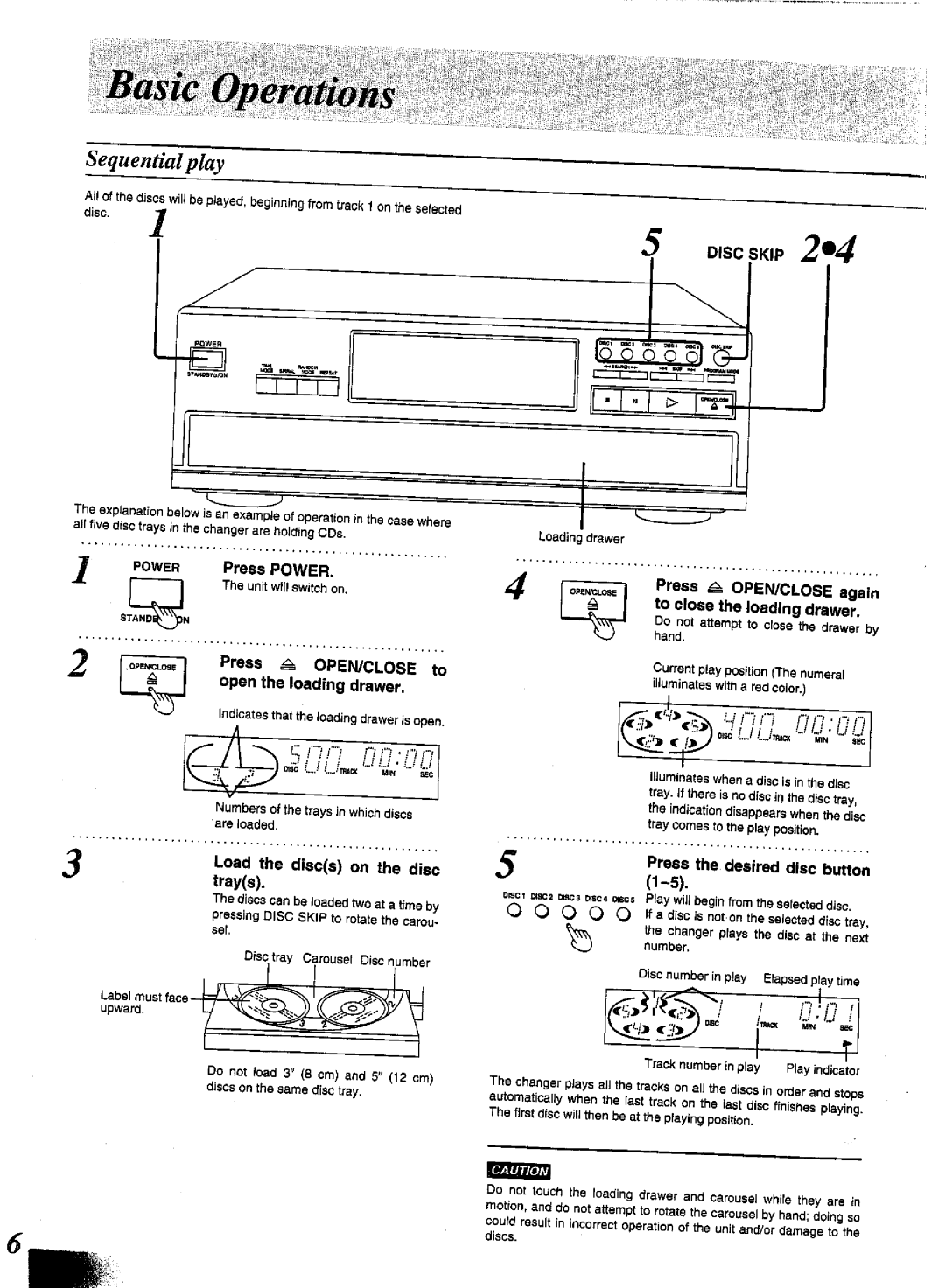 Panasonic SL-PD1348 manual 