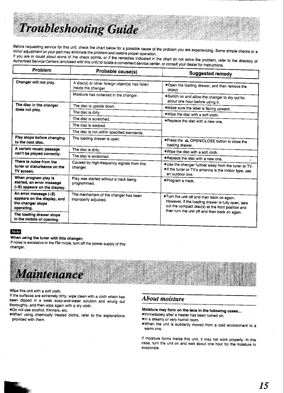 Panasonic SL-PD1349 manual 