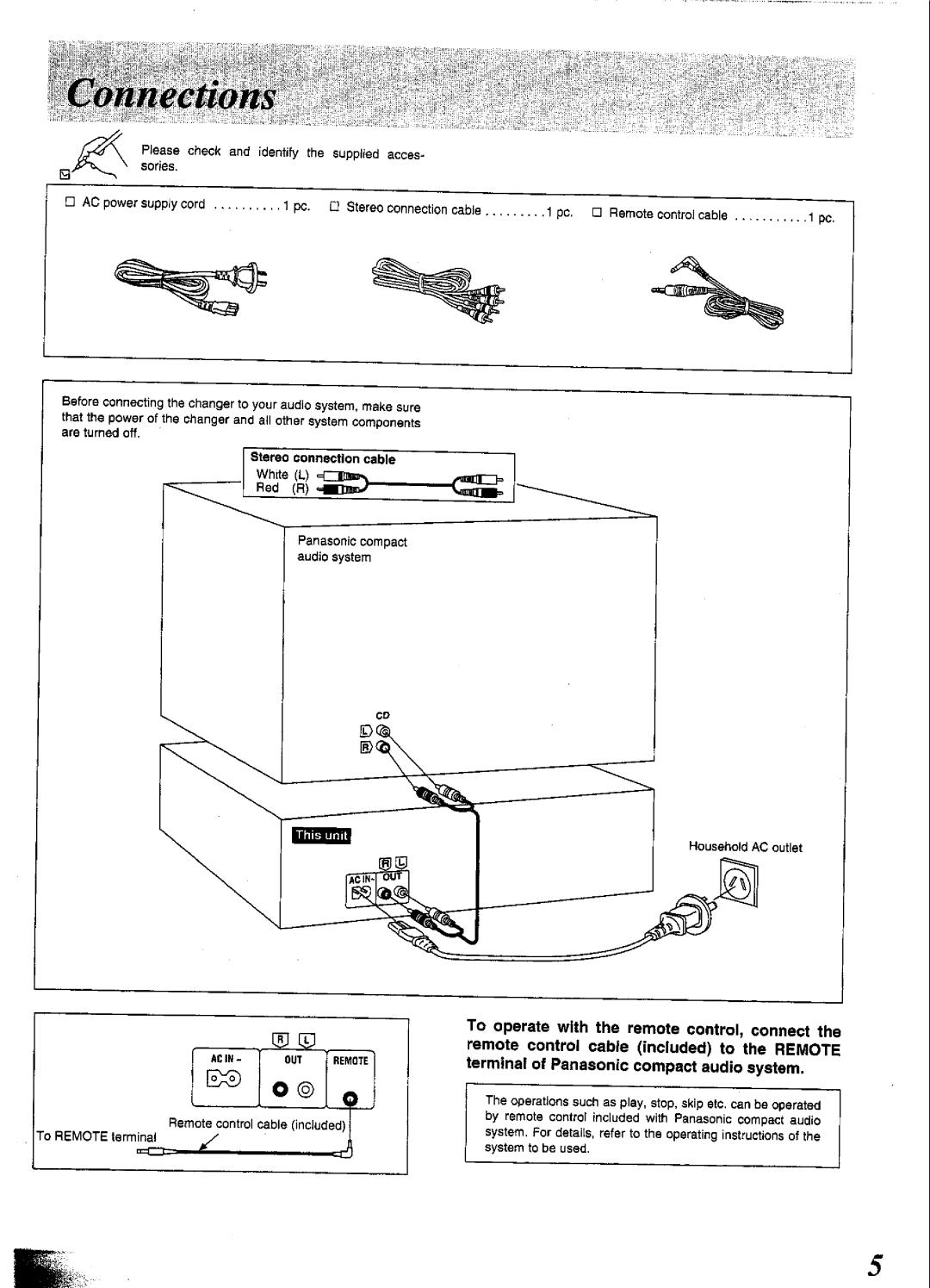 Panasonic SL-PD1349 manual 