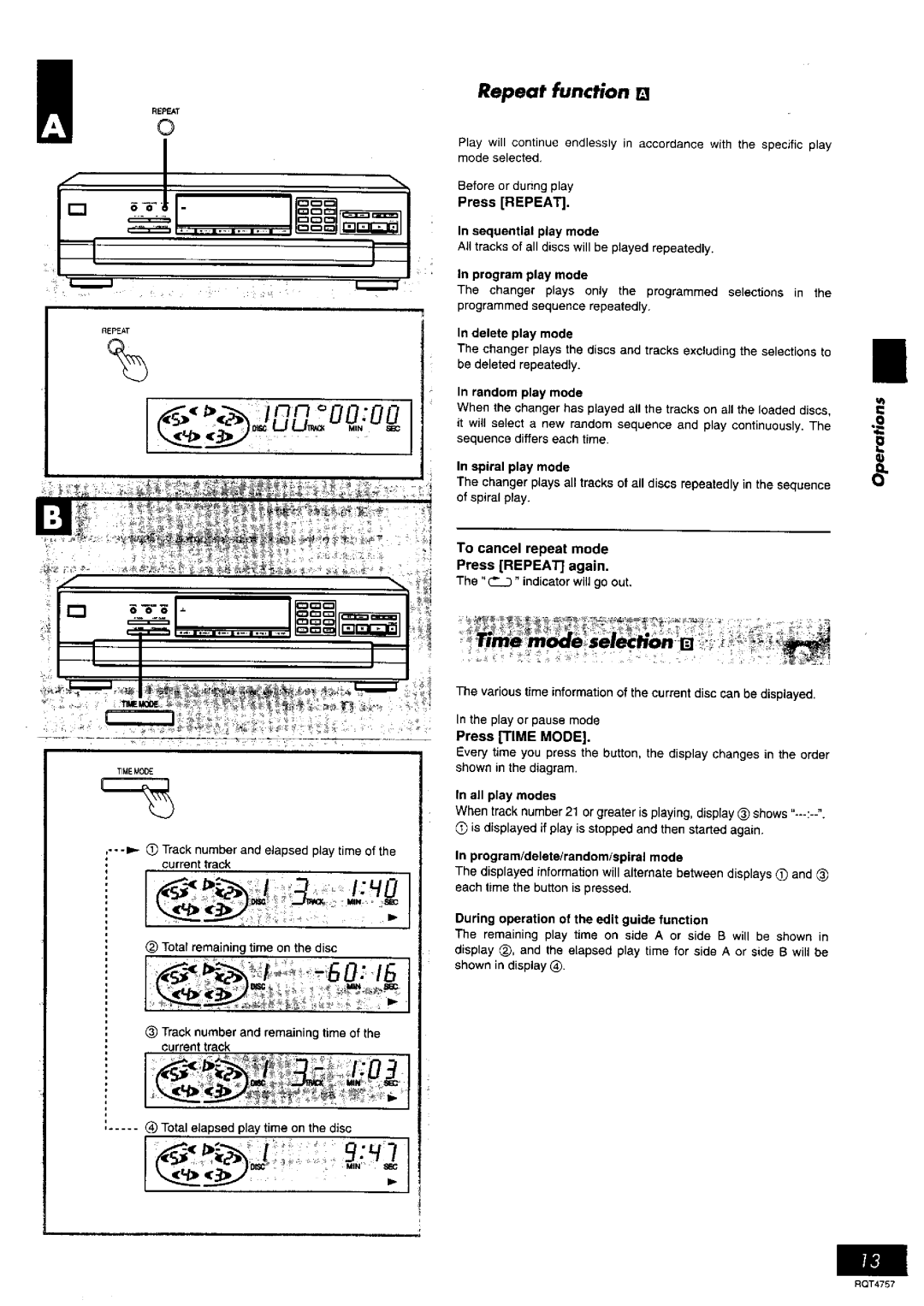 Panasonic SL-PD6, SL-PD8 manual 