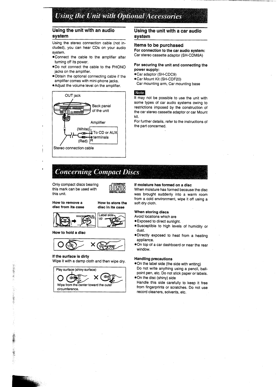 Panasonic SL-SW404 manual 