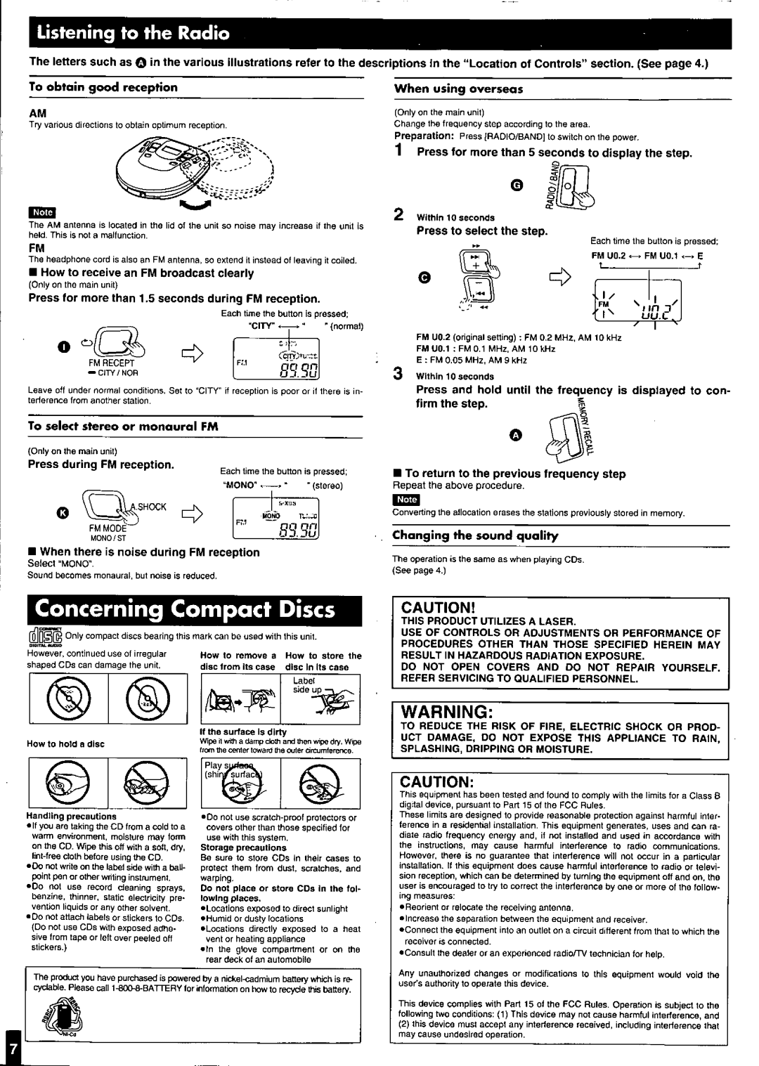 Panasonic SL-SX277J manual 