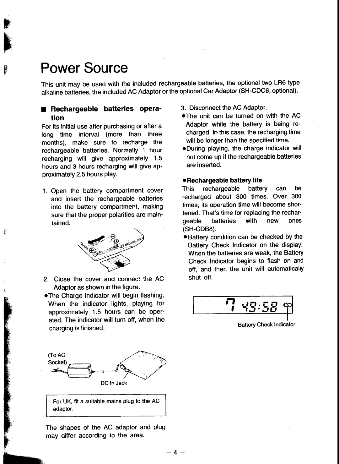 Panasonic SL-XP300 manual 