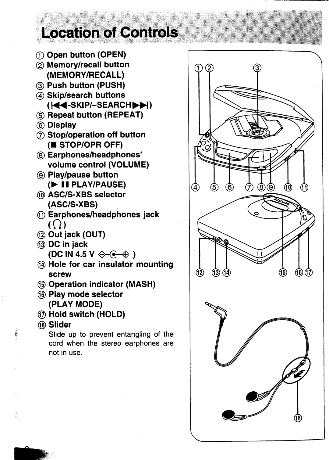 Panasonic SL-XP350 manual 