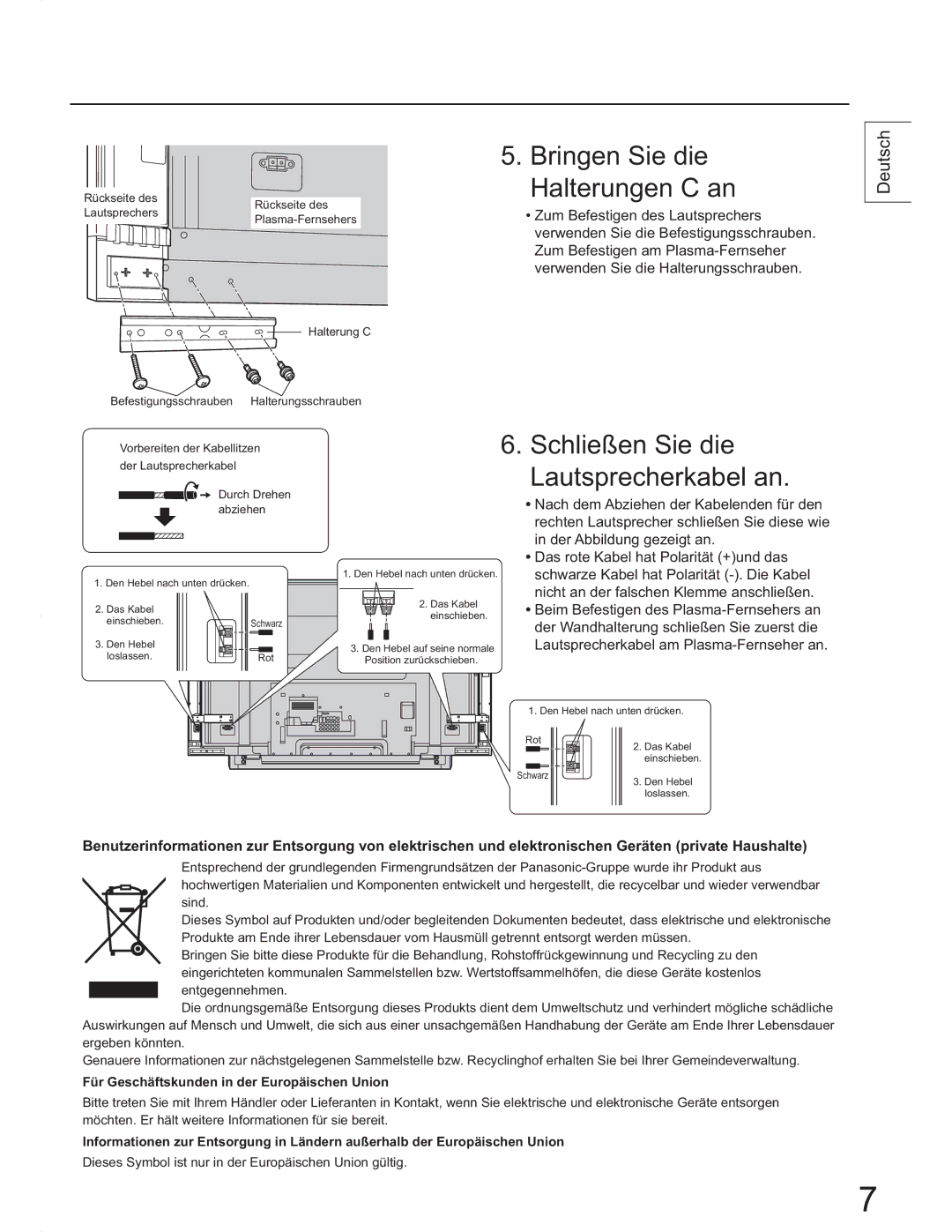 Panasonic SP65PV600 manual FnvhlwhGhv, Dxwvsuhfkhuv, 3ODVPDHUQVHKHUV, +Dowhuxqj, Delhkhq 