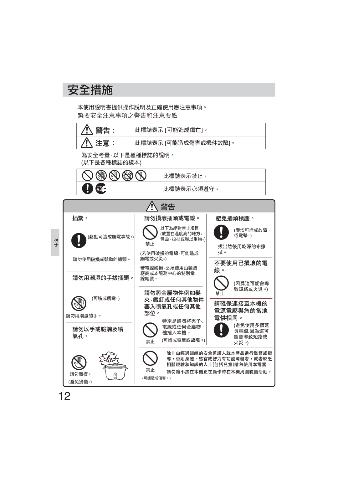 Panasonic SR-GA721 manuel dutilisation 