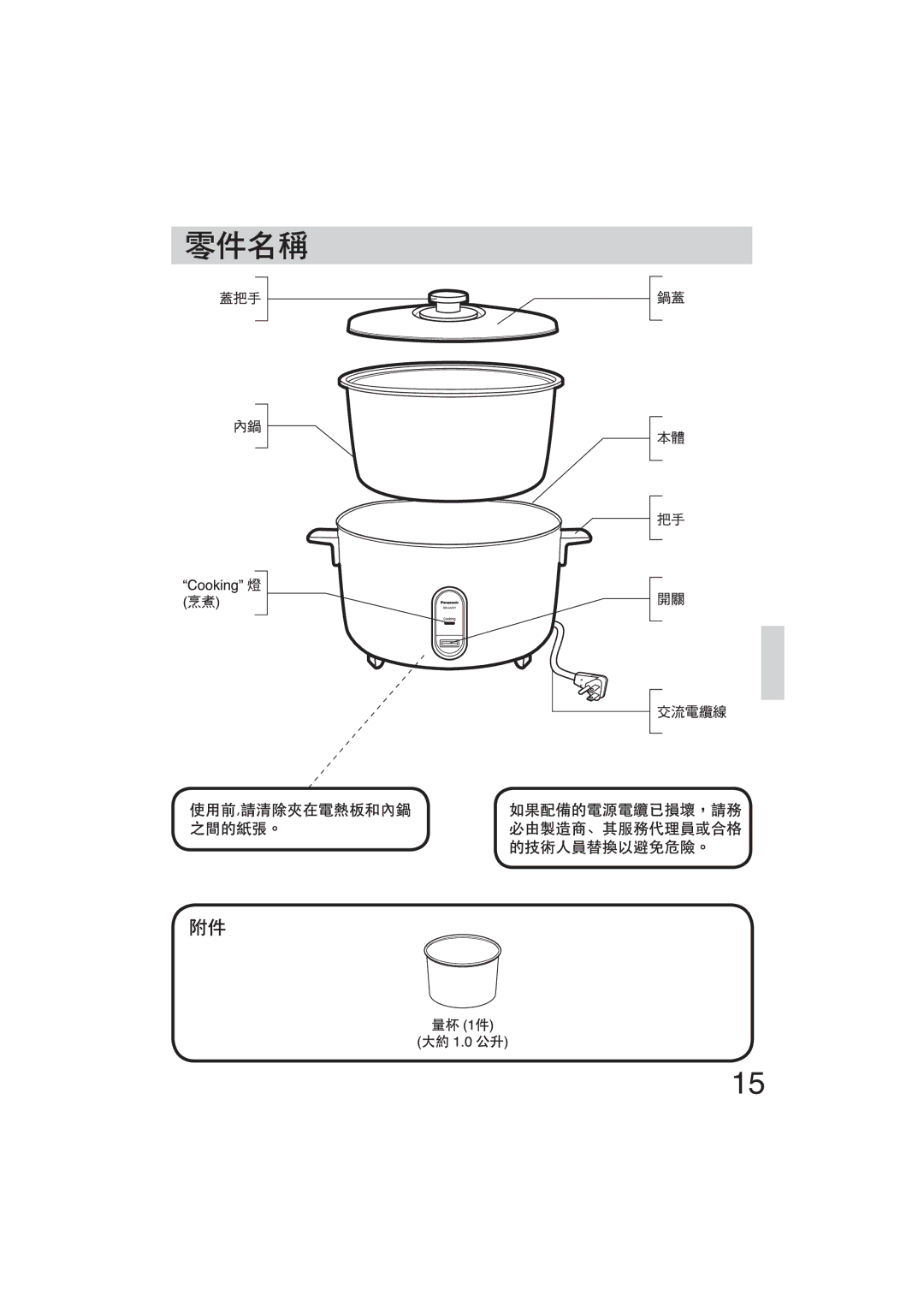 Panasonic SR-GA721 manuel dutilisation 