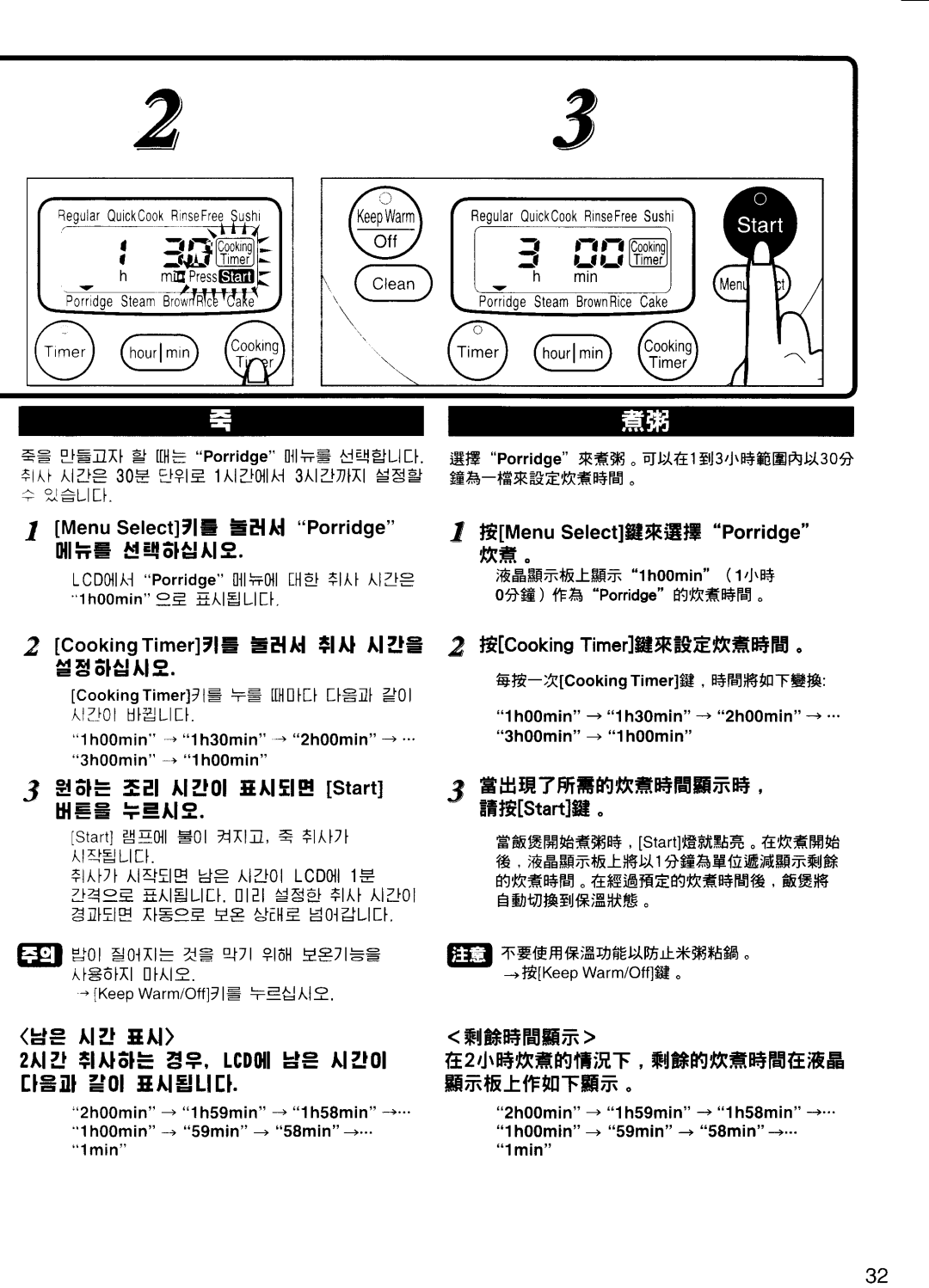 Panasonic SR-NA10, SR-NA18 manual 