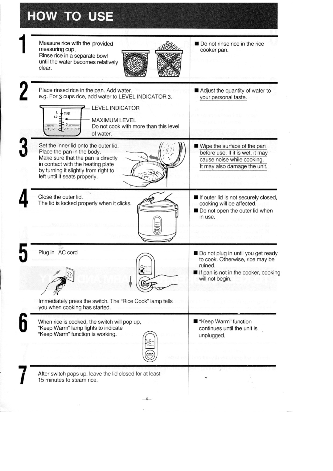 Panasonic SR-SH10RN manual 