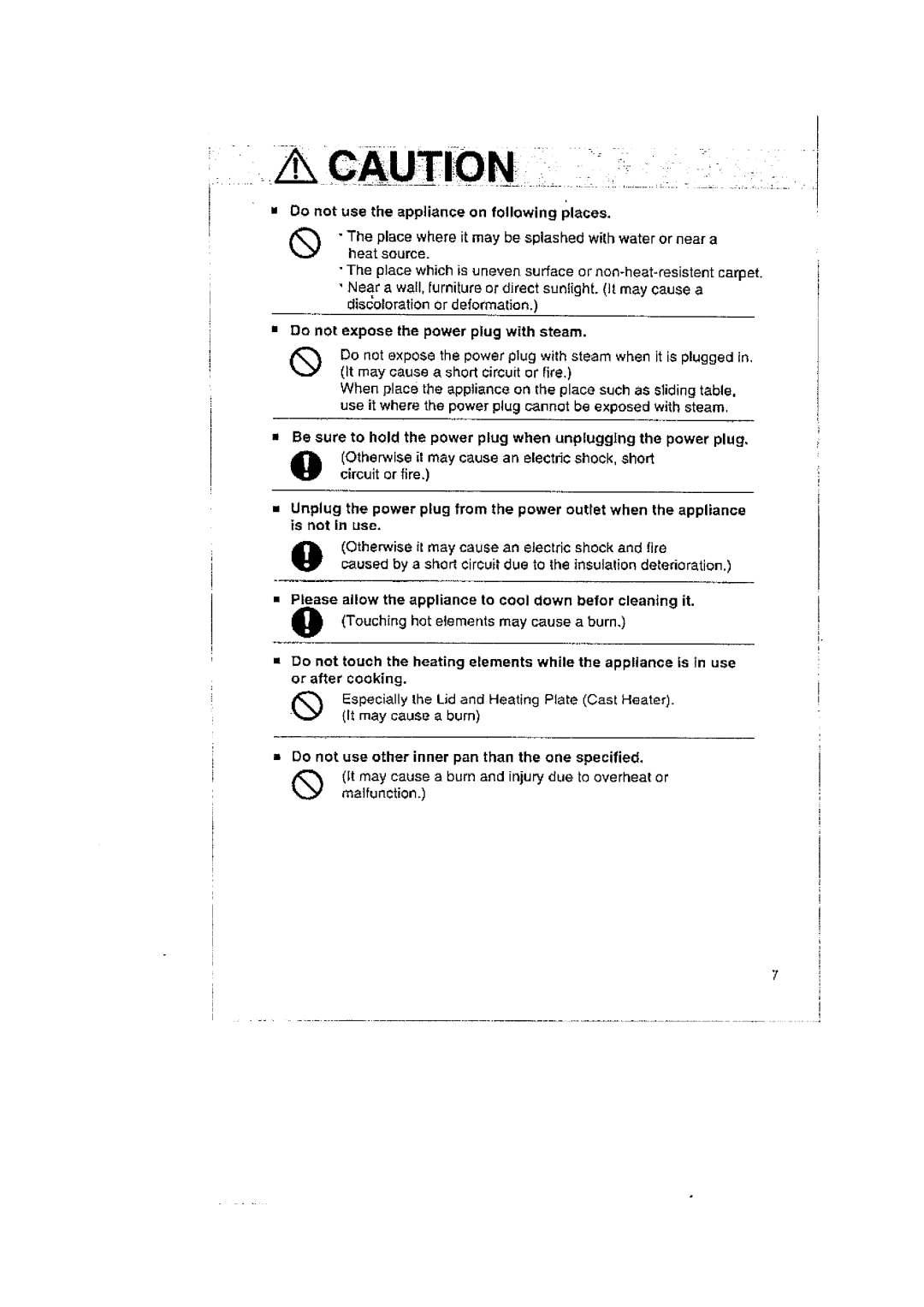 Panasonic SR-W22GS/SR-W18GS manual 