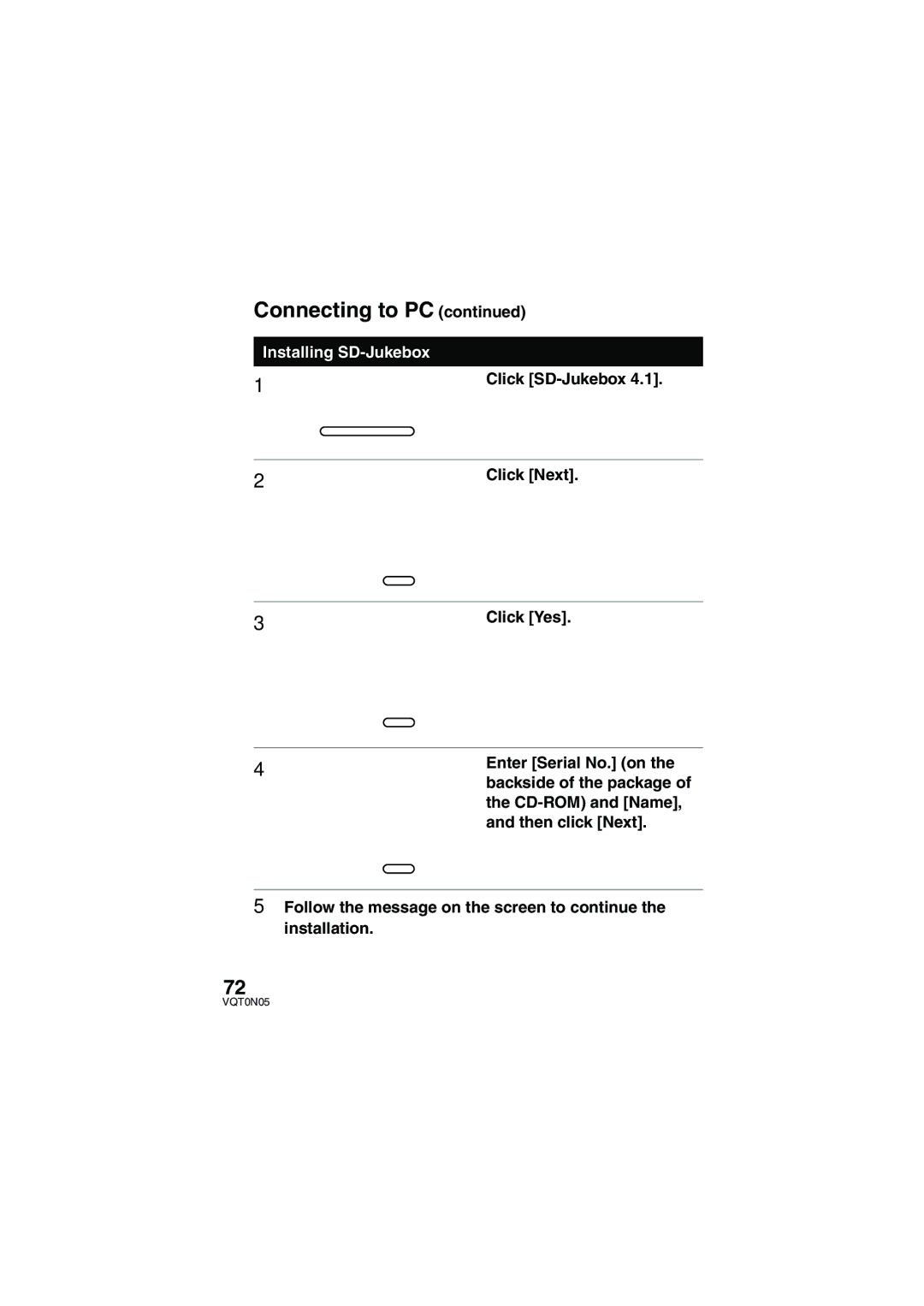 Panasonic SV-AS30 operating instructions Installing SD-Jukebox 