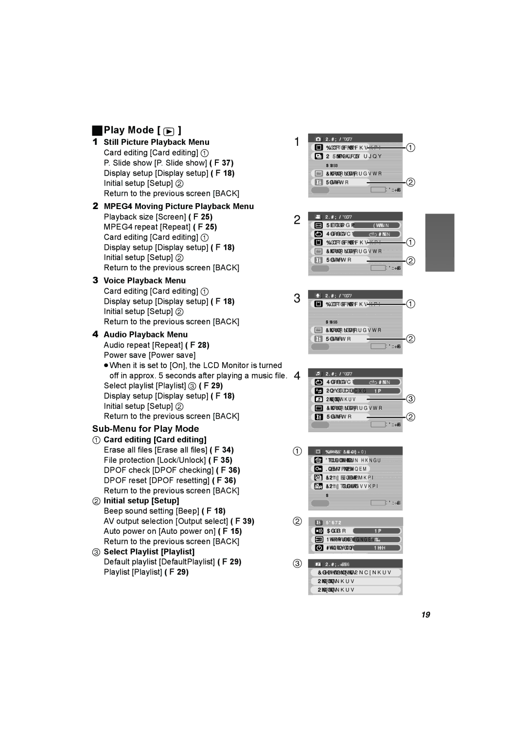 Panasonic SV-AV50 operating instructions Play Mode 