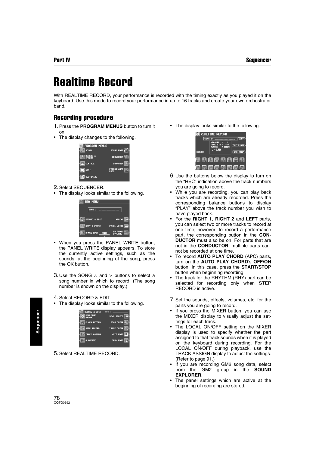 Panasonic SX-KN2600, SX-KN2400 manual Realtime Record 