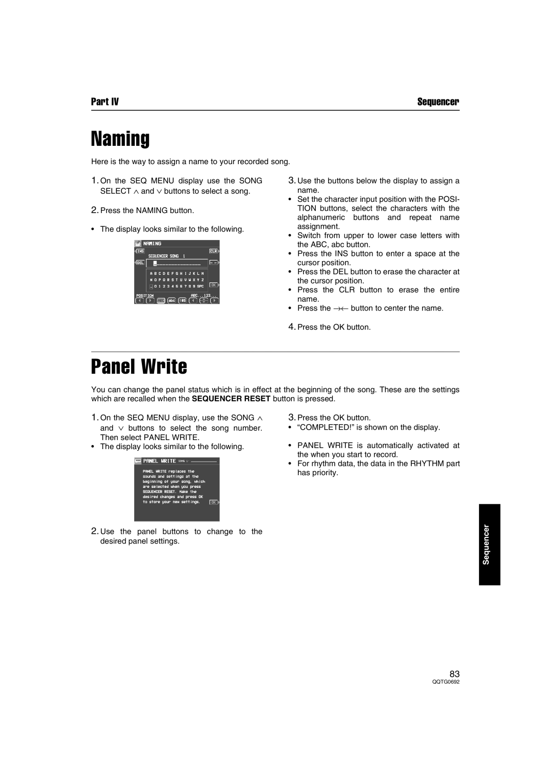 Panasonic SX-KN2400, SX-KN2600 manual Name 