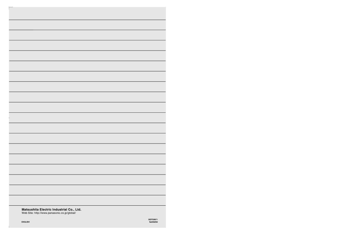 Panasonic SX-KN7000 operating instructions Se0402S0 