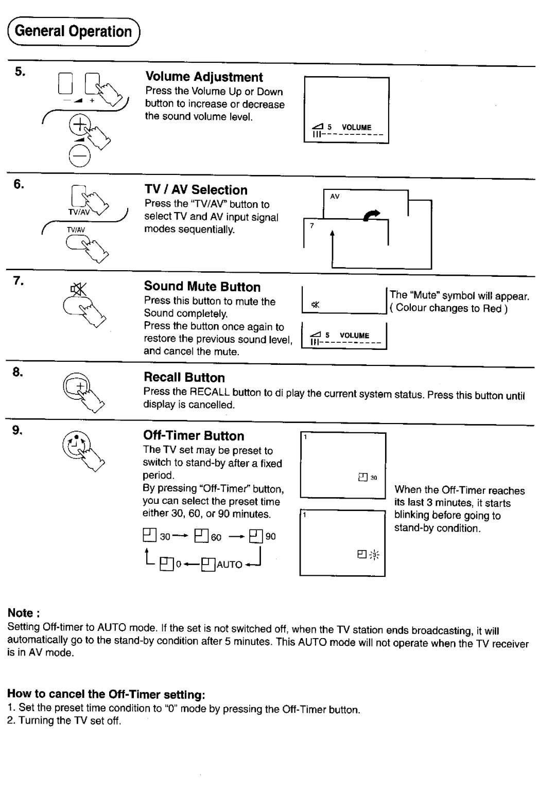 Panasonic TC-14Z88A manual 