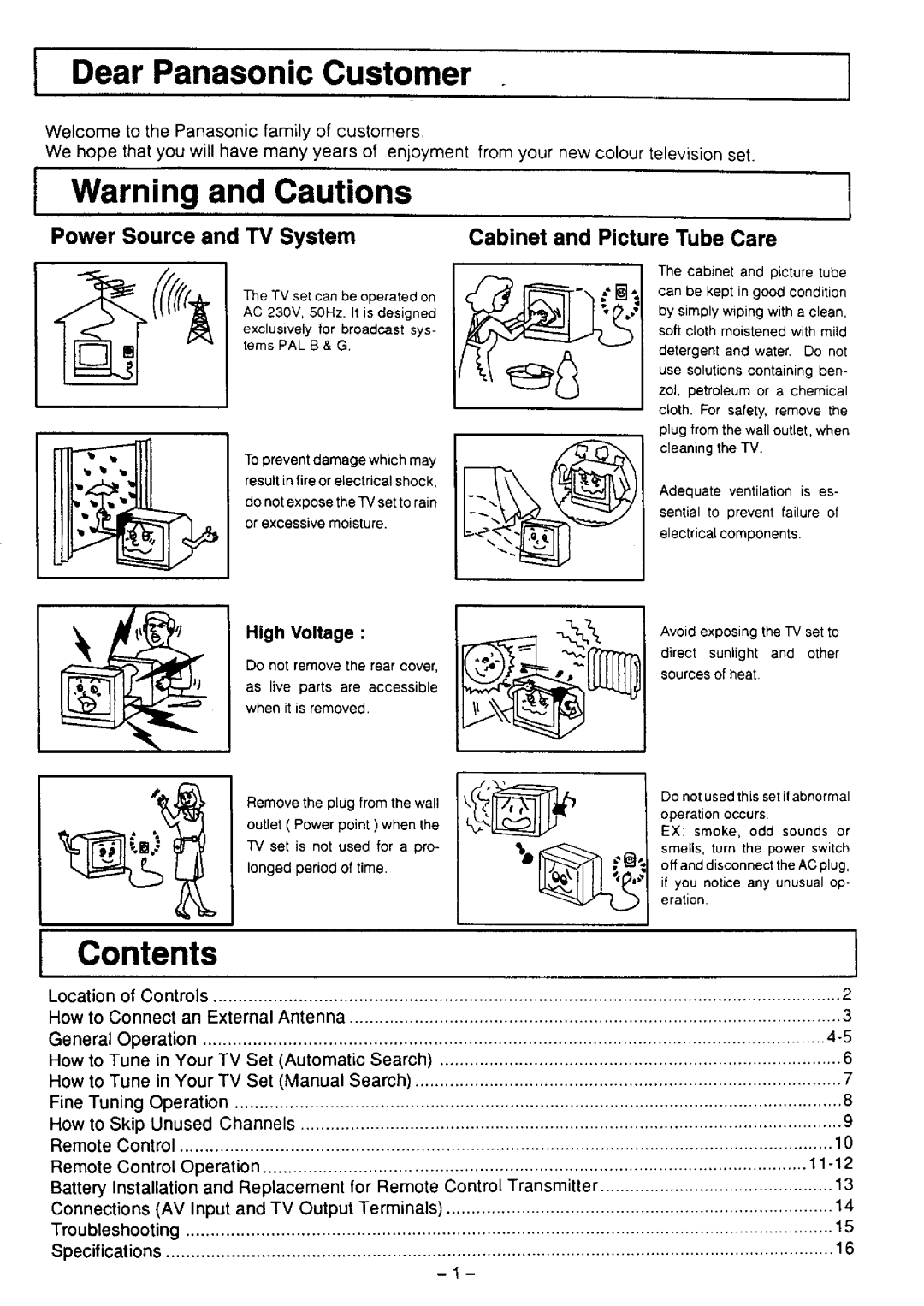 Panasonic TC-21L4Z manual 