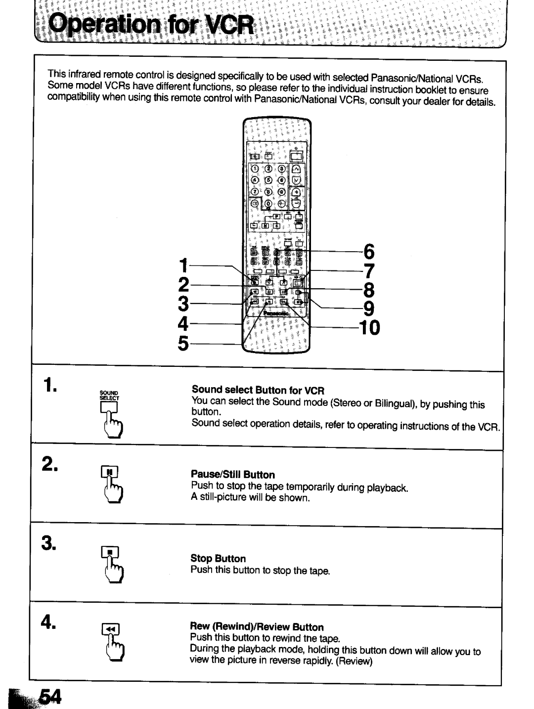 Panasonic TC-21T1Z manual 