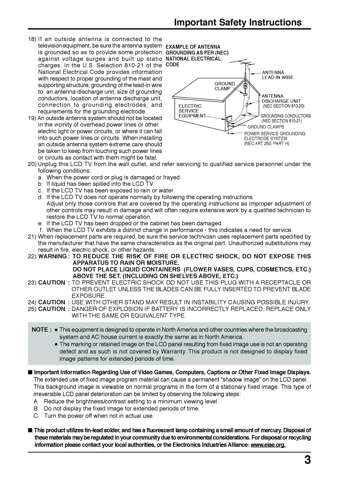 Panasonic TC 22LH30 operating instructions 