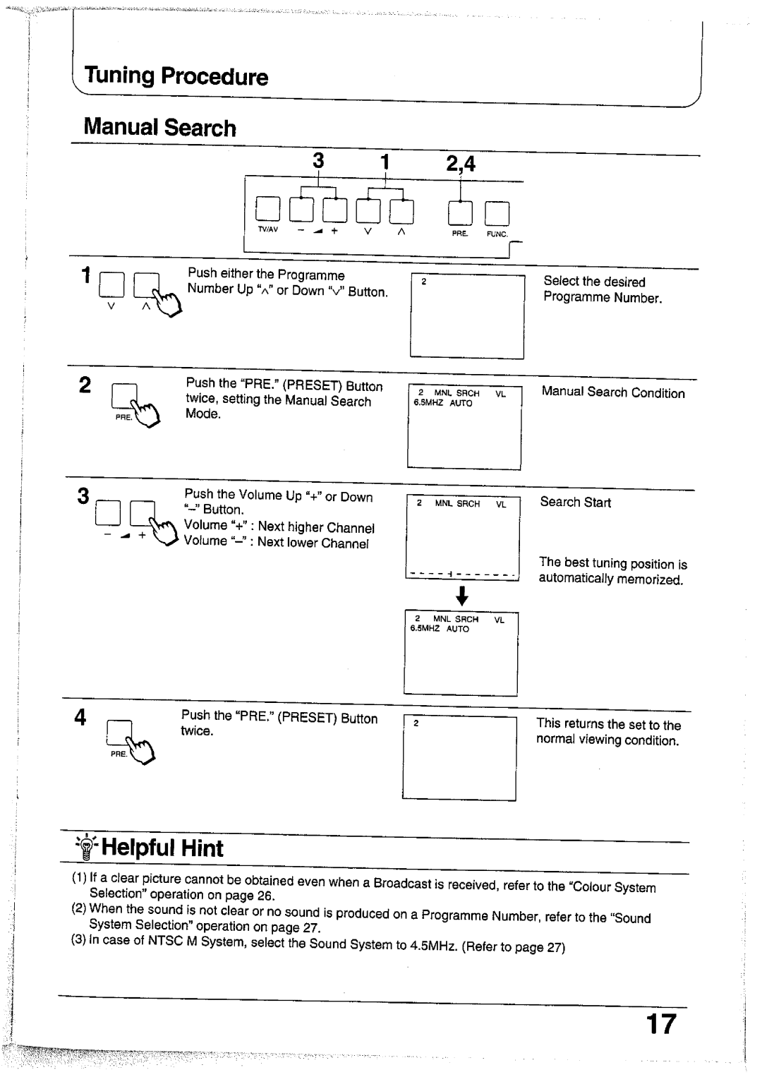 Panasonic TX-25AS1X, TC-25GF70R, TC-25V70T, TC-25GF72G, TC-25V70R, TC-25GF72H manual 