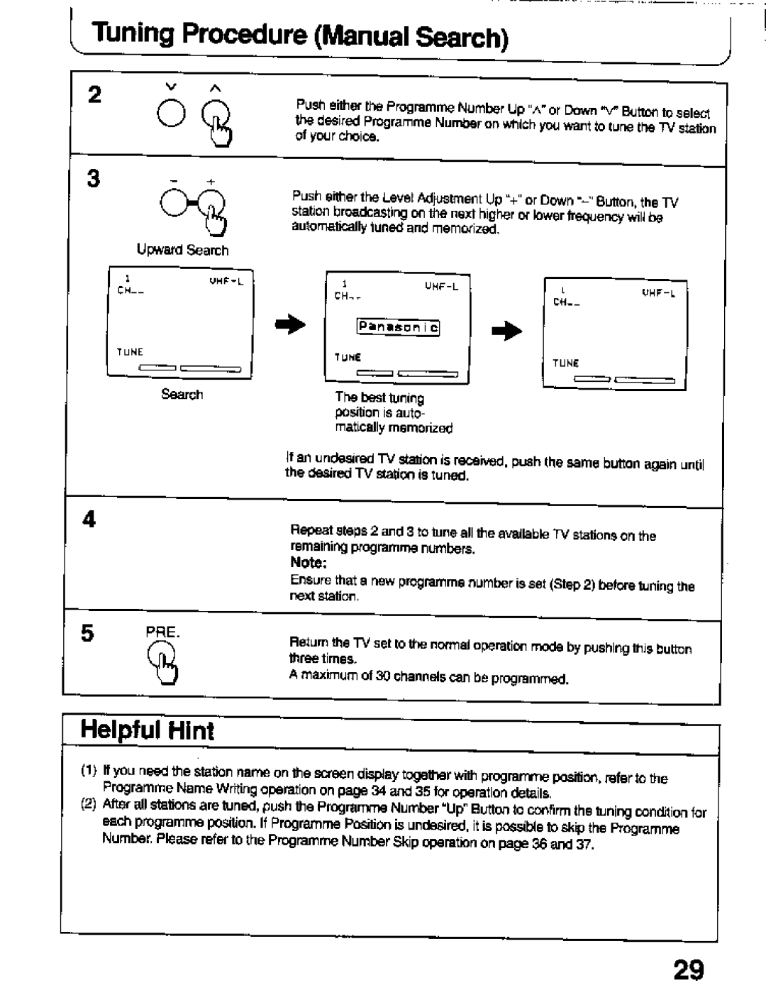 Panasonic TC-26T1Z manual 