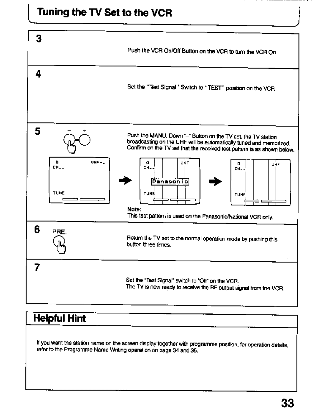 Panasonic TC-26T1Z manual 