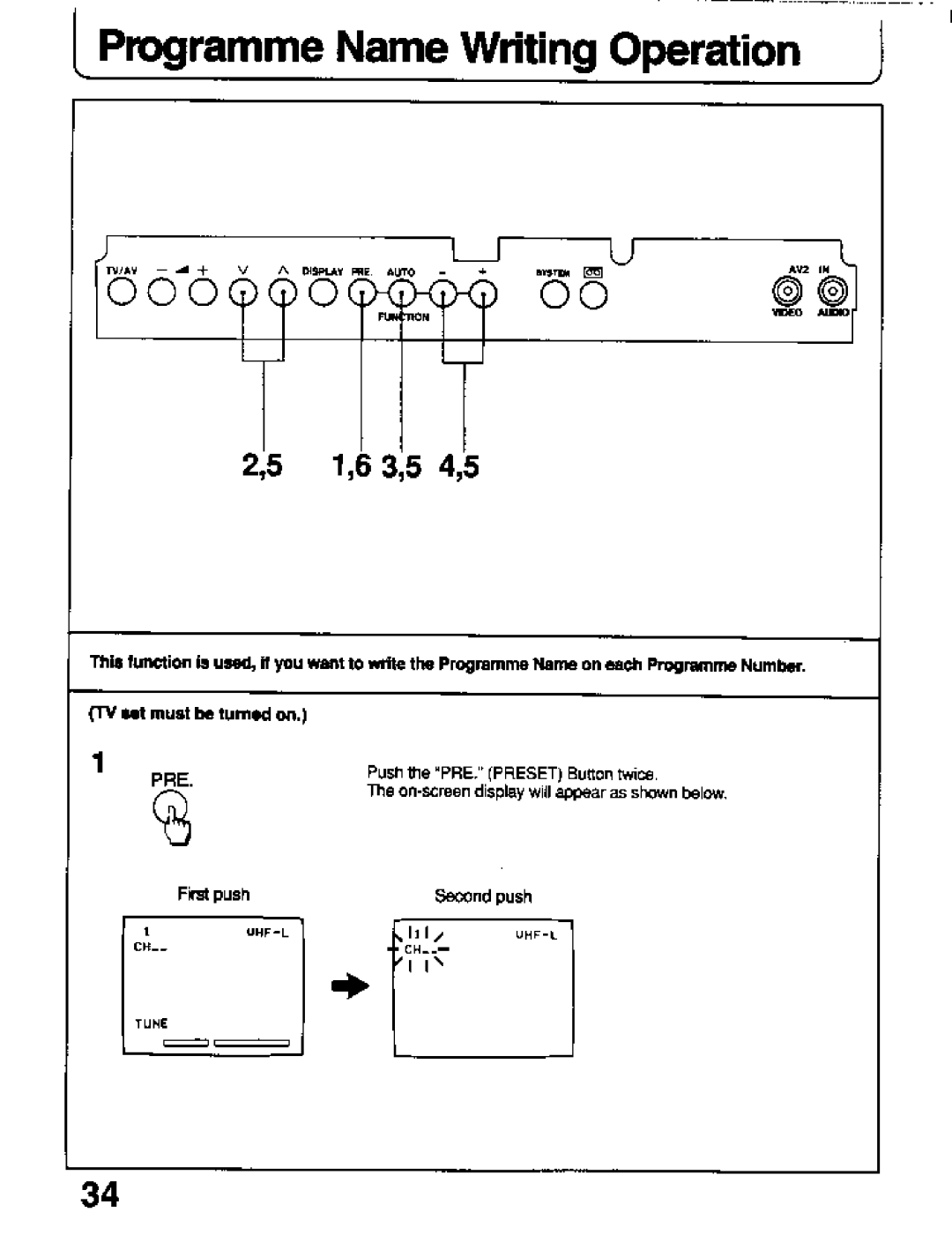 Panasonic TC-26T1Z manual 